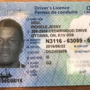 Canadian driver’s license